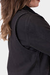 Old School Duck Canvas Trucker Jacket in Hammer Down Black