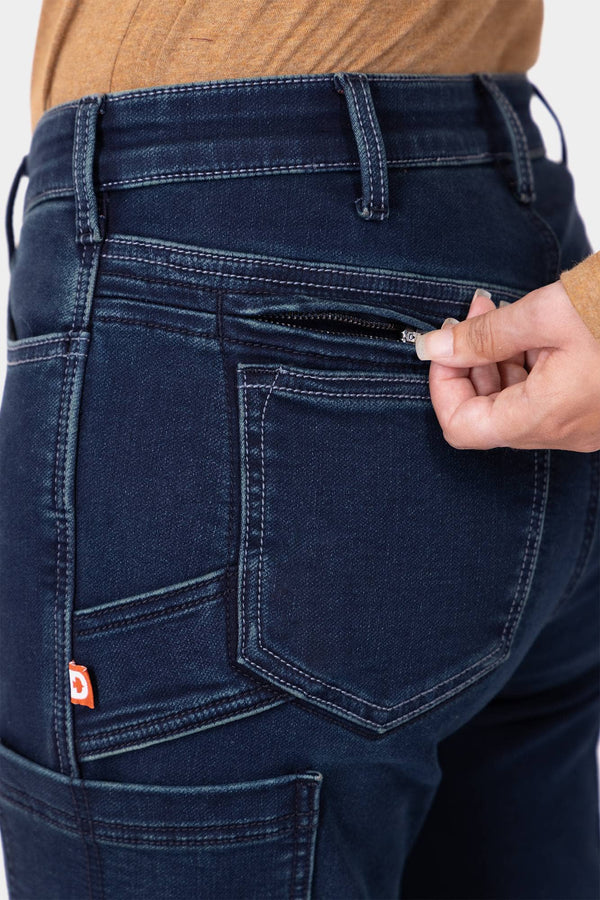 DX Bootcut HOTSWAP® Thermal Denim Pant in Indigo Blue