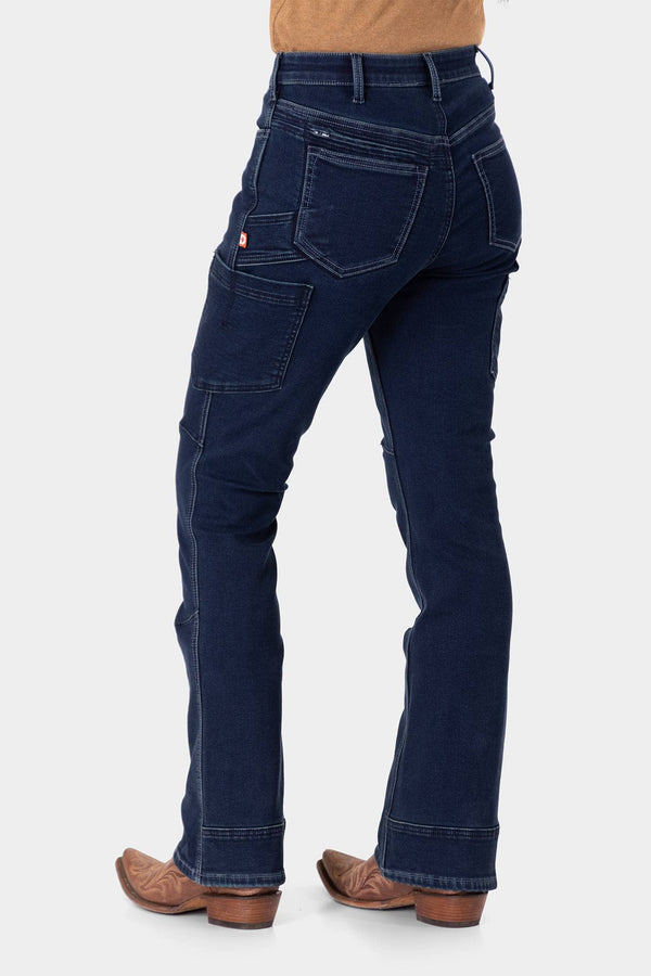 DX Bootcut HOTSWAP® Thermal Denim Pant in Indigo Blue
