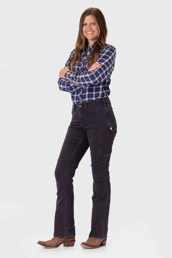 DX Bootcut HOTSWAP® Thermal Denim Pant in Black