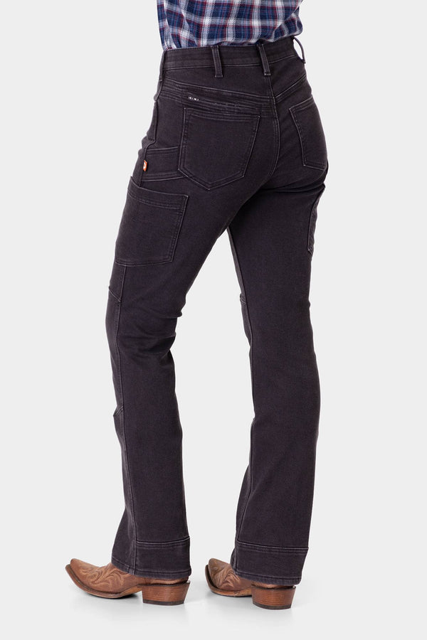 DX Bootcut HOTSWAP® Thermal Denim Pant in Black