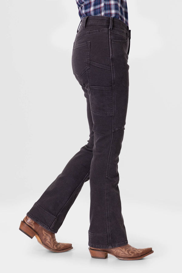 DX Bootcut HOTSWAP® Thermal Denim Pant in Black