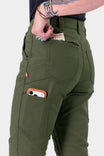 Britt Utility Pant in Moss Green Canvas