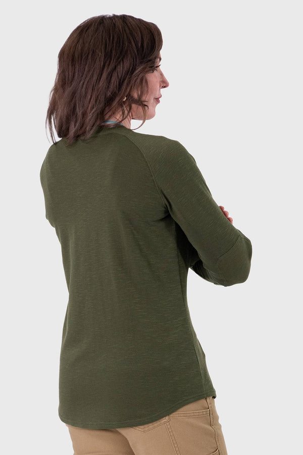 Honed Long Sleeve Thermal Henley