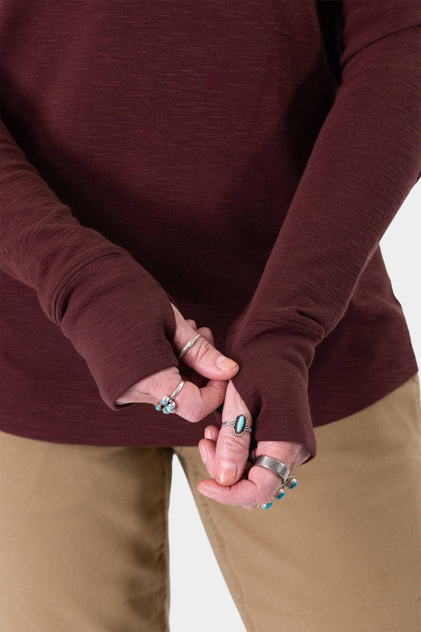 Honed Long Sleeve Thermal Henley