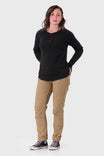 Honed Long Sleeve Thermal Henley