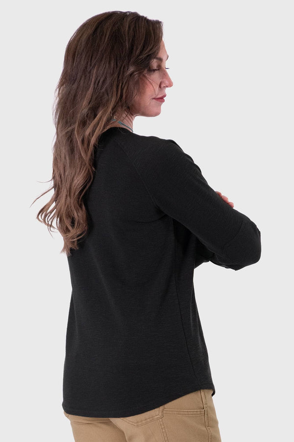 Honed Long Sleeve Thermal Henley
