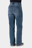 Old School Wide Leg Jeans in Indigo Denim
