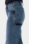 Old School Wide Leg Jeans in Indigo Denim