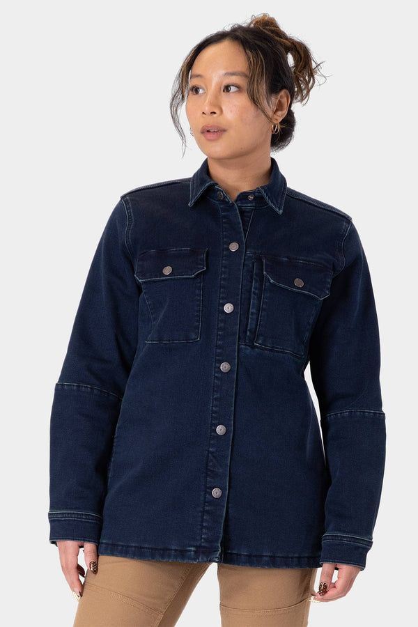 Oahe HOTSWAP® Thermal Denim Work Jacket in Indigo Blue