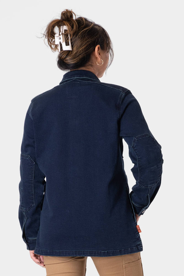 Oahe HOTSWAP® Thermal Denim Work Jacket in Indigo Blue