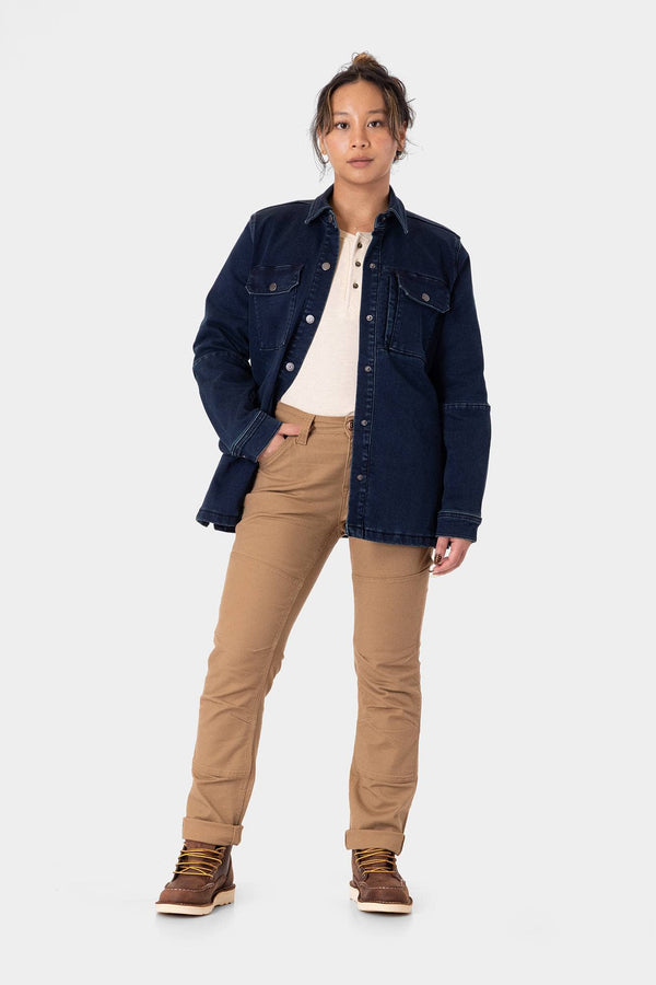 Oahe HOTSWAP® Thermal Denim Work Jacket in Indigo Blue