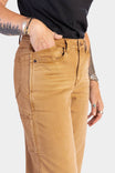 Old School Wide Leg Jeans in Saddle Brown