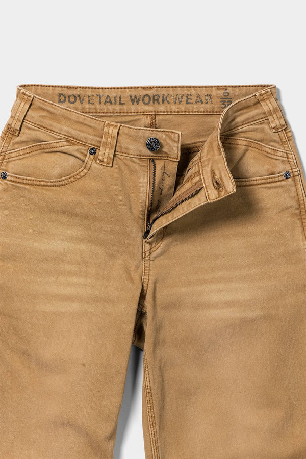 Old School Wide Leg Jeans in Saddle Brown