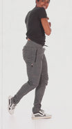 Christa DIY Pant in Sulfur Navy Stretch Twill