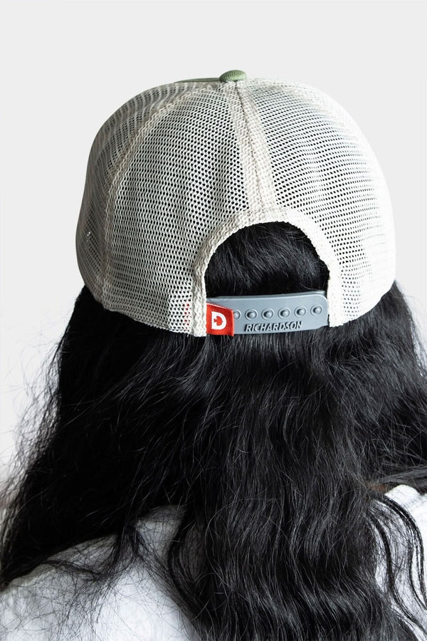 Trucker Hat — Adjustable sizing with breathable mesh back — Dovetail Workwear
