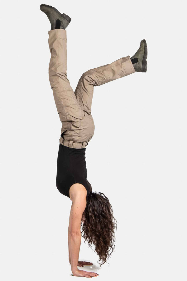 Britt X Ultralight Work Pant in Flax Ripstop - light-colored breathable work pants for heat reflection