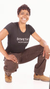 Day Construct Pant in Brown Canvas
